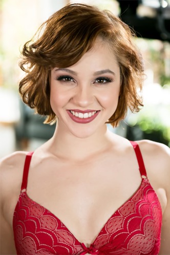 Cadey Mercury In Red Lingerie