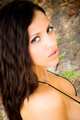 Janessa in black bikini